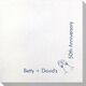 Corner Text with Champagne Glasses Design Bamboo Luxe Napkins Image 2 of 4